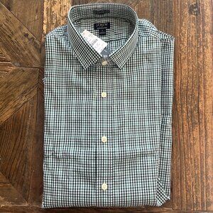 J. Crew Factory Men's Slim Performance Dress Shirt - Size L